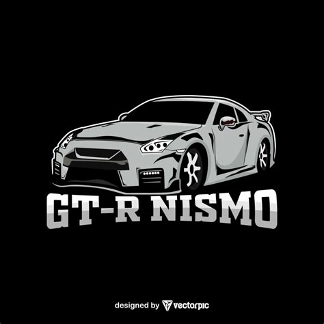 Gt R Nismo Car Design Free Vector