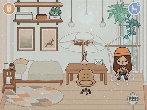 Download Aesthetic Toca Life Winona Bedroom Wallpaper