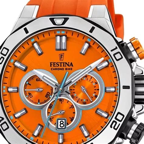 Rel Gio Esportivo Masculino Festina Chrono Bike F Cor Da