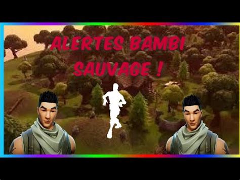 Les Plus Gros Bambi De Fortnite Youtube