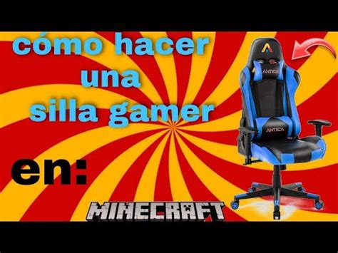 cómo hacer una silla gamer en Minecraft sin mods raptor10 YouTube