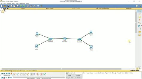 Membuatbuat Simulasi Jaringan Komputer Dengan Menggunakan 1 Router Di