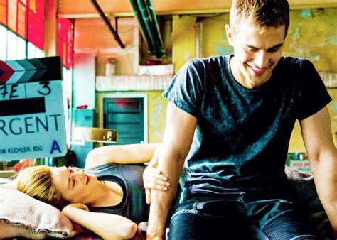 Behind The Scenes Divergent Sheo Shailene Theo Divergent