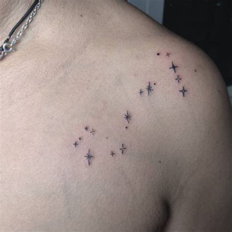 Scorpio Constellation Stars Tattoo: The Perfect Way to Show Your Passion for Astrology! Click to ...