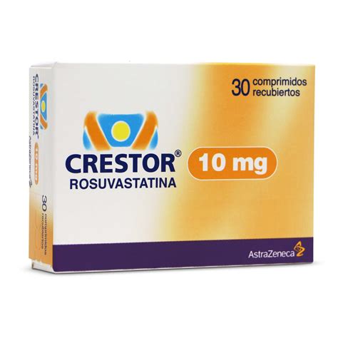 Crestor Rosuvastatina 10 Mg 30 Comprimidos Recubierto Cruz Verde