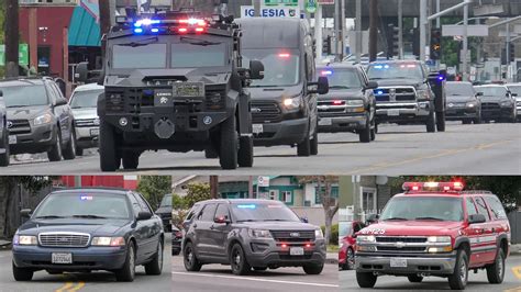 LAPD Metro Units LAFD Fast Response 401 YouTube