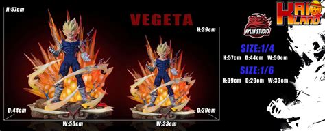 Dragon Ball Kylin Studio Majin Vegeta Resin Statue Kaioland