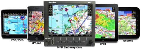 Sky Map Aviation Moving Map Navigationssystem