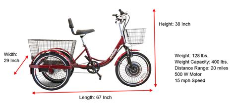 Ships Free EWheels EW 29 Electric Adult Trike Vitality Medical