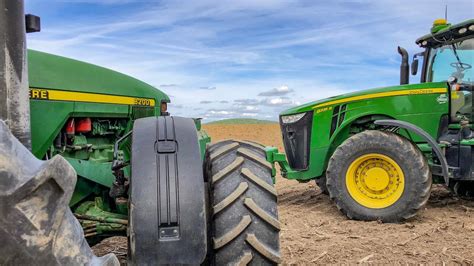 3 Generations Of John Deere 8000 Series On One Field 8335R 8320