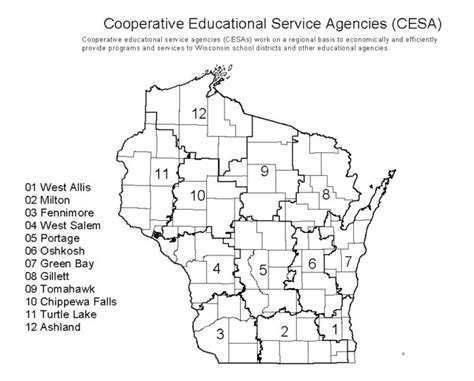 Map Of Wisconsin School Districts - Allie Bellina