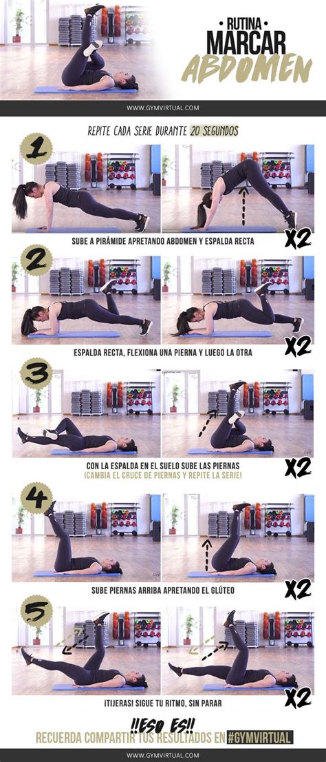 Rutina Paso A Paso Para Marcar Abdomen Gym Virtual