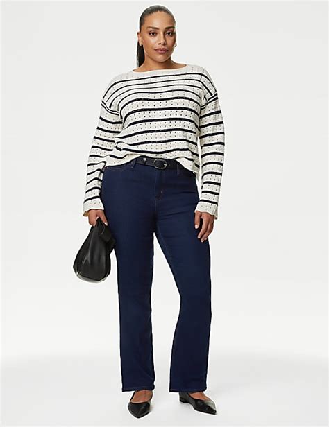 Eva Bootcut Jeans | INDIGO MIX | Jeans | M&S US