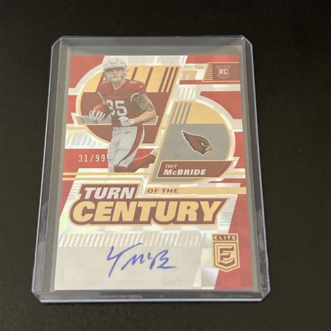 2022 Panini Donruss Elite Turn Of The Century Autographs Red TC 37