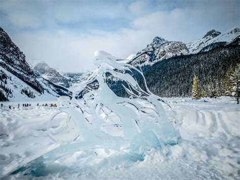 Lake Louise Ice Sculptures And The Ice Magic Festival In 2025 Travel Banff Canada