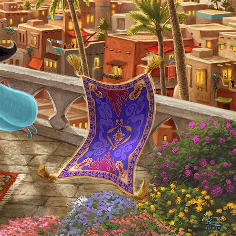 Aladdin Marketplace Backdrop