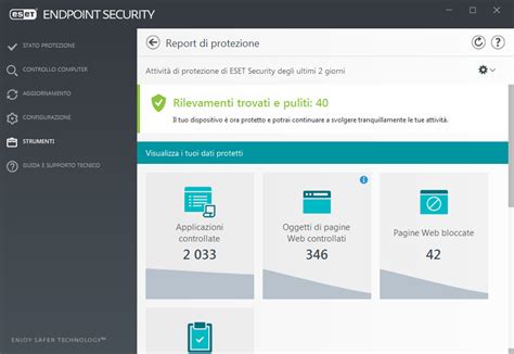 Report Di Protezione Eset Endpoint Security Guida On Line Eset