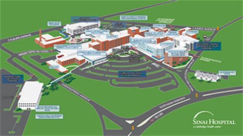 Sinai Hospital Map