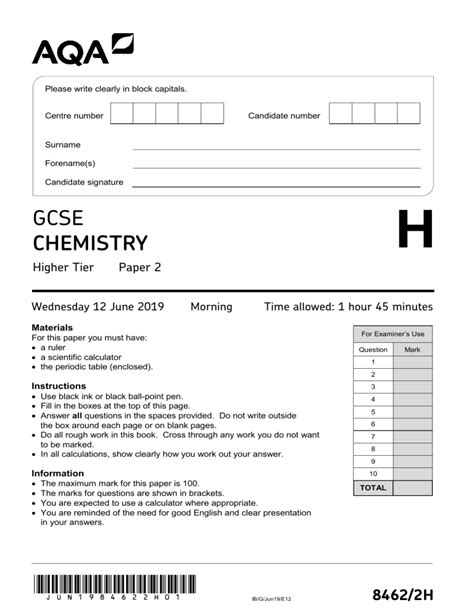 Aqa Past Papers