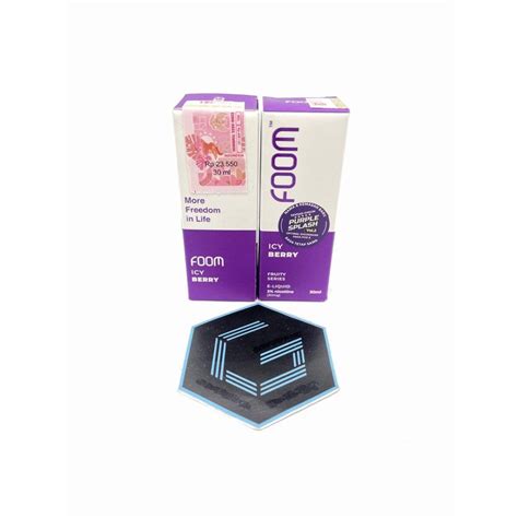 Jual Salt Nic Foom ICY BERRY PURPLE SPLASH BERRY 30ml 30mg Liquid Pod