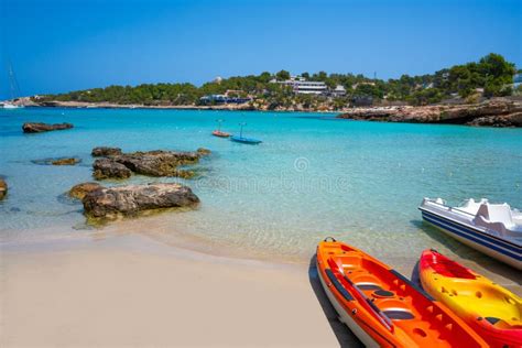 Ibiza Bikini Girl Relaxed At Portinatx Beach Stock Image Image Of