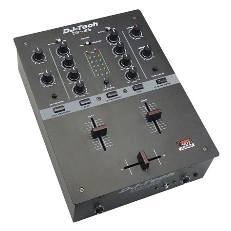 DJ Tech DIF 2S 2 Channel DJ Scratch Mixer Black Nearly New Gear4music