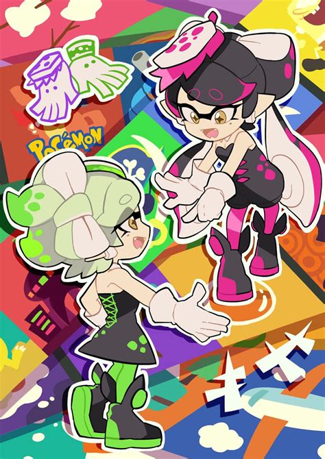 Squid Sisters Personajes De Videojuegos Wallpaper De Anime Splatoon