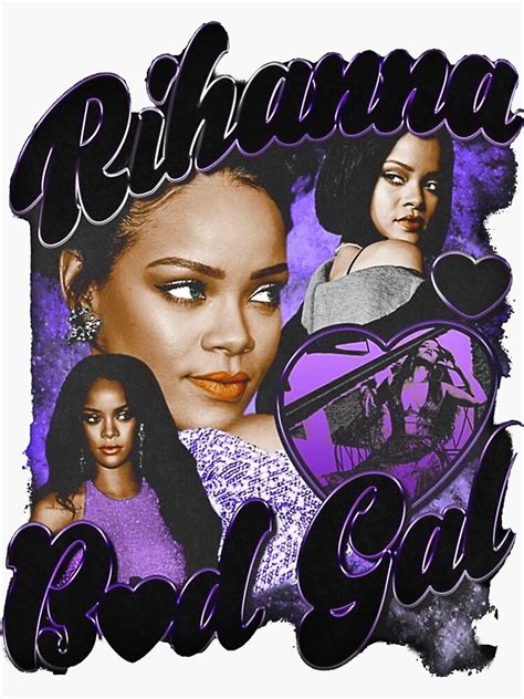 "rihanna logo" Sticker for Sale by nasirna64 | Redbubble