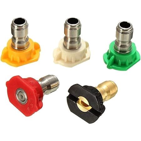 Pressure Washer Spray Nozzle Tips Multiple Degree Quick Pressure