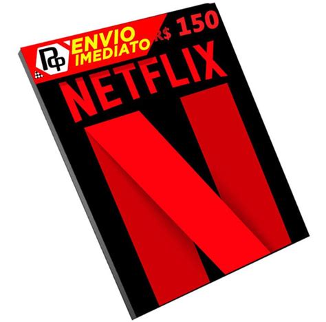 Cartão Netflix R 150 Reais Pré Pago Assinatura MercadoLivre