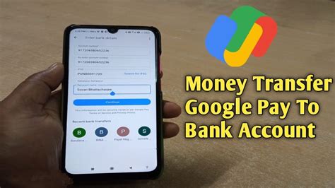 Money Transfer Google Pay To Bank Account Youtube