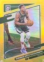 Giannis Antetokounmpo Optic Gold Price Guide Sports Card