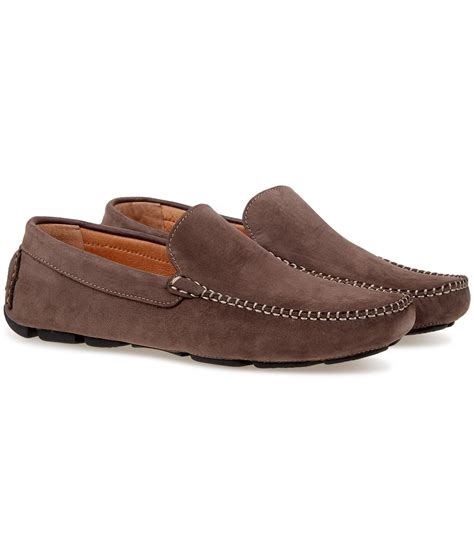 Mocassin Nubuck Marron Chocolat Homme Marque De Qualit Europann