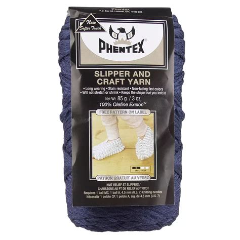 Phentex Slipper And Craft Yarn Ultra Navy Colour Blue Rossy