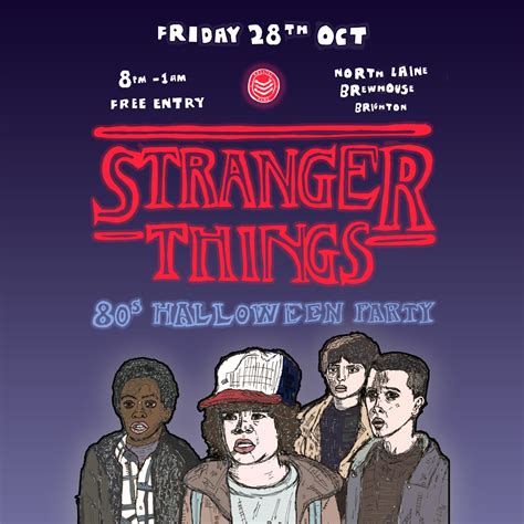 Stranger Things 80s Halloween Party North Laine Brewhouse Brighton