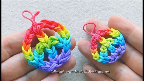 Peace And Love Rainbow Loom Mini Ou Maxi Tutoriel Des Deux Mod Les