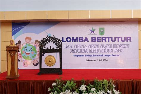 Dispersip Gelar Lomba Bertutur Bagi Siswa Siswi SD MI Tingkat Provinsi