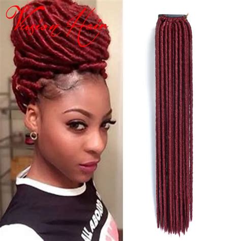 Havana Mambo Twist Faux Locs Crochet Hair 20 Inch 100g Pack Marley Crochet Goddess Locs Crochet