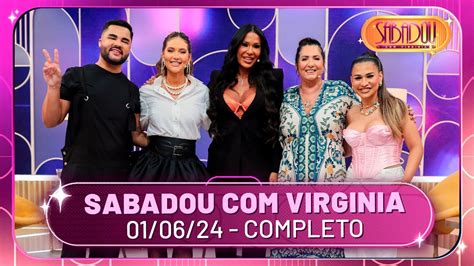 Sabadou Virginia Recebe Gracyanne Barbosa E Simone Mendes Sabadou