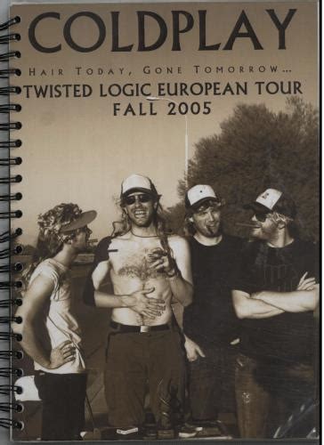 Coldplay Twisted Logic Tour 2005 Tour Itineraries Uk Itinerary