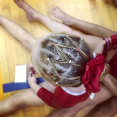 45 Best Gymnastics Hair Images On Pinterest Gymnastics Hairstyles