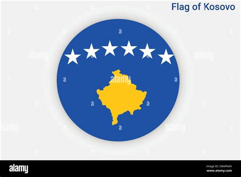 High Detailed Flag Of Kosovo National Kosovo Flag Europe 3d