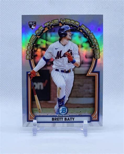 Bowman Baseball Brett Baty Rookie Of The Year Favorites Rc Royf