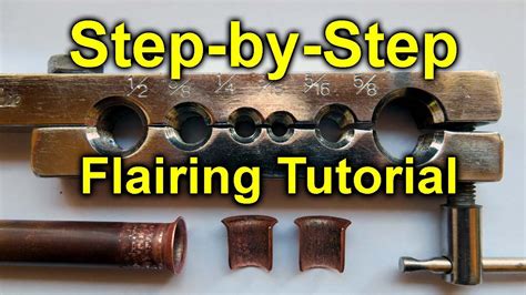 How To Flare Copper Pipes Or Tubes YouTube