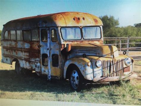 1941 Ford School Bus Short Bus Vintage Bus Camper Bus Hippie Bus