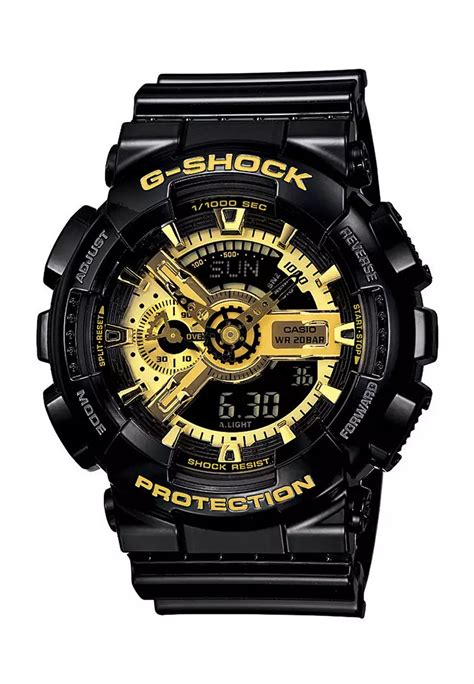 Jual Casio Casio G Shock Jam Tangan Pria Black Gold Resin Ga