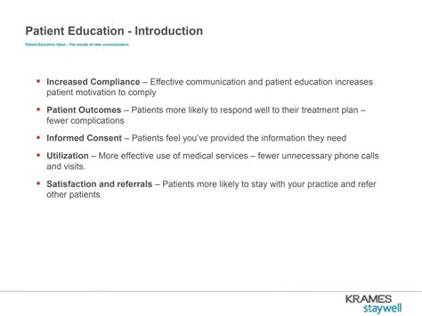 Solution A Guide To Educating Patients Studypool