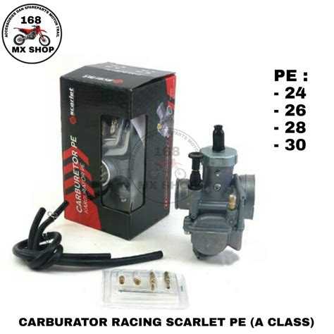 Jual Carburetor Racing Karburator Karbu Carbu Scarlet Pe A