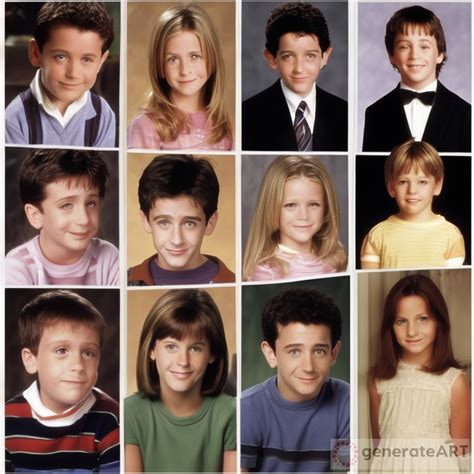 The Cast of TV Show Friends as Children | GenerateArt