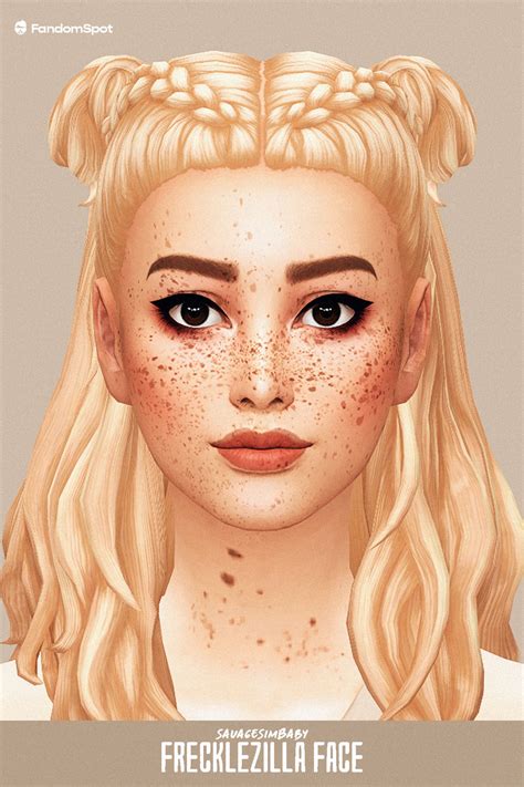 Frecklezilla Face And Body Freckles Sims 4 Cc In 2024 Sims 4 Cc Skin